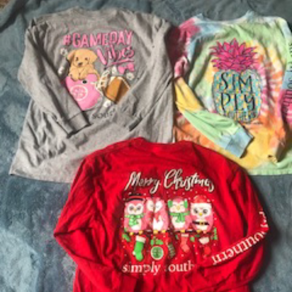 Simply Southern Youth Medium Shirt Bundle
